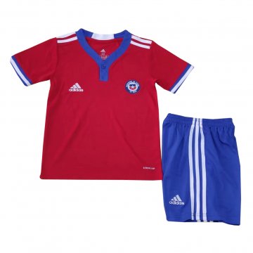 Kids 2021 Chile Home Soccer Jersey