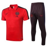 PSG Polo Red Tracksuit 2020/21
