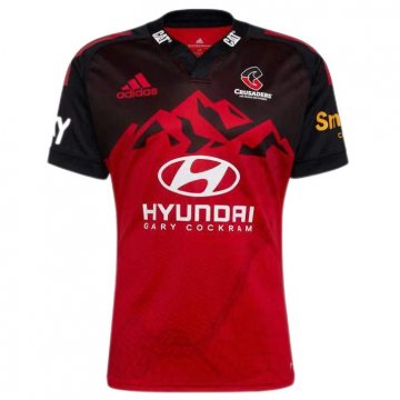 2022 Crusaders Home Red Rugby Jersey