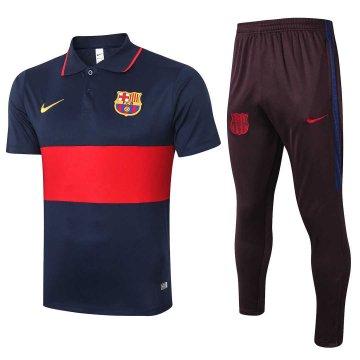 Barcelona Polo Suit Navy&Red 2020/21
