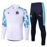 Olympique Marseille Jacket + Pants Training Suit White 2020/21
