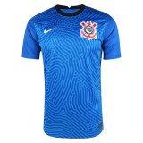 Corinthians Goalkeeper Blue Soccer Jerseys Mens 2020/21