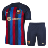 Kids 2022-2023 Barcelona Home Soccer Kit
