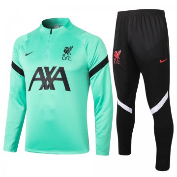 Liverpool Jacket + Pants Training Suit Green 2020/21