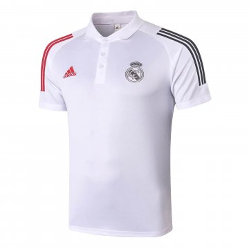 Real Madrid Polo Shirt White 2020/21