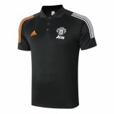 Manchester United Polo Shirt Grey 2020/21