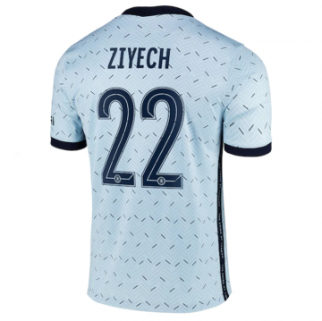 ZIYECH #22 Chelsea Away Soccer Jersey 2020/21 (UCL Font)