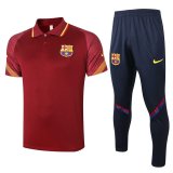 Barcelona Polo Suit Red 2020/21