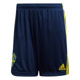 Sweden Home Soccer Jerseys Shorts Mens 2020
