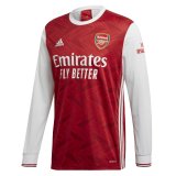 Arsenal Home Soccer Jersey Long Sleeve 2020/21