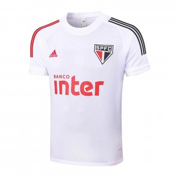 Sao Paulo FC Short Training White Soccer Jerseys Mens 2020/21