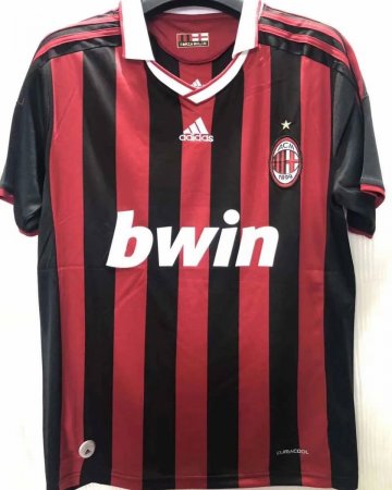 AC Milan Retro Home Soccer Jerseys Mens 2009-2010