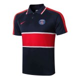 PSG Polo Shirt Navy - Red 2020/21