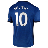 PULISIC #10 Chelsea Home Soccer Jersey 2020/21 (League Font)