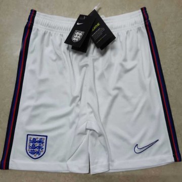 England Home White Soccer Jerseys Shorts Mens 2020