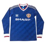 Manchester United Retro Away Soccer Jerseys Long Sleeve Mens 1986/1987