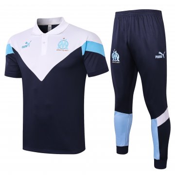 Olympique Marseille Polo Tracksuit Navy 2020/21