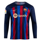 2022-2023 Barcelona Home LS Soccer Jersey