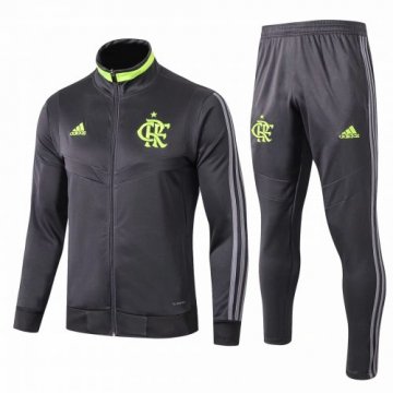 2019-2020 Flamengo Jacket + Pants Training Suit Deep Grey