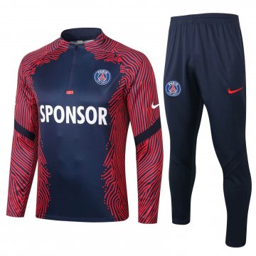 PSG Training Suit Navy - Red 2020/21