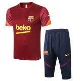 Barcelona Short Training Suit Burgundy 2020/21
