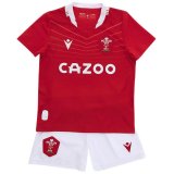 2021/22 Wales Home Red Rugby Kids Jersey (A Set)