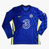 2021-2022 Chelsea Home Long Sleeve Soccer Jersey