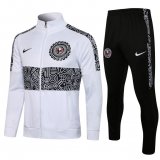 2021-2022 Club America Jacket + Pants Training Suit White