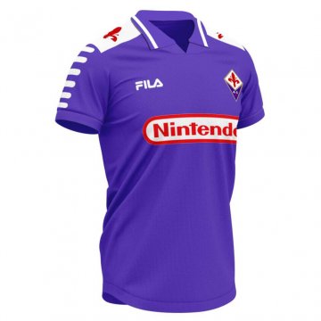 ACF Fiorentina Retro Home Soccer Jerseys Mens 1998