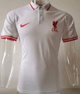 2020/21 Liverpool White Polo Short Jersey