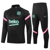 Barcelona Jacket + Pants Training Suit Black 2020/21