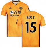 2019-2020 Wolverhampton Wanderers Willy Boly #15 Home Soccer Jersey