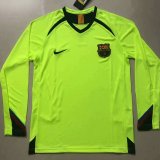 2005-2006 Away Green Long Sleeve Retro Soccer Jersey