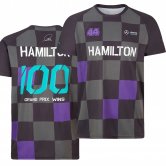 HAMILTON 100 Grand Prix Wins Mercedes F1 Team T-Shirt