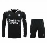 Arsenal Goalie Kit Long Sleeve Mens Black 2020/21