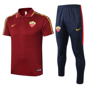 2020/21 AS Roma Red Polo Tracksuit