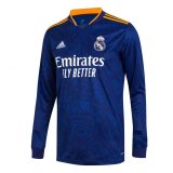 2021-2022 Real Madrid Away Long Sleeve Soccer Jersey
