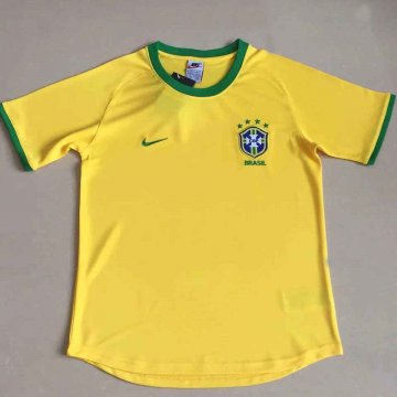 Brazil Retro Home Soccer Jerseys Mens 2000