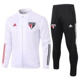 Sao Paulo FC Jacket + Pants Training Suit White 2020/21