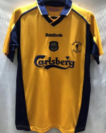 2001 Liverpool FA CUP FINAL Retro Soccer Jersey [S8131815]