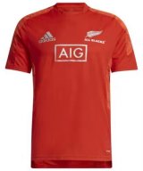 2021/22 All Blacks Red Rugby Shirt