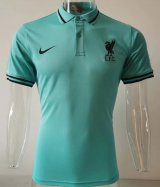 2020/21 Liverpool Green Polo Short Jersey