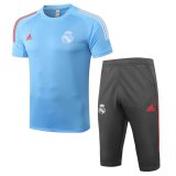 Real Madrid Short Training Suit Blue 2020/21