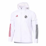 Mens Real Madrid All Weather Windrunner Jacket White II 2020/21