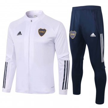 Boca Juniors Jacket + Pants Training Suit White 2020/21