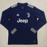 Juventus Away Long Sleeve Soccer Jerseys Mens 2020/21