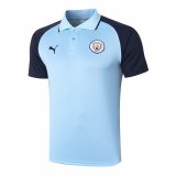 Manchester City Polo Shirt Light Blue 2020/21