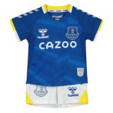 Kids 2021-2022 Everton Home Soccer Kit