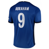 ABRAHAM #9 Chelsea Home Soccer Jersey 2020/21 (UCL Font)