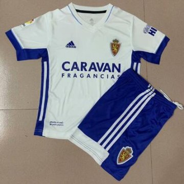 Real Zaragoza Home Soccer Jerseys Kit Kids 2020/21